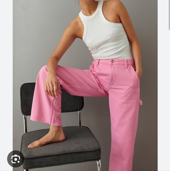 Rag & Bone Sid Carpenter Jean's in Bright Pink 28, NWT - Picture 2 of 13